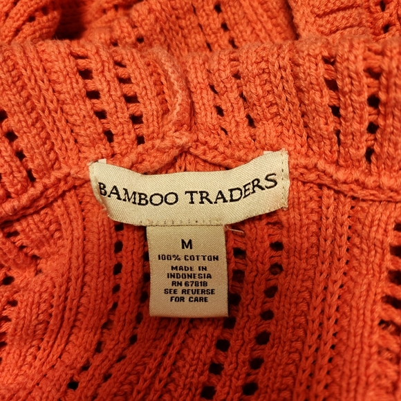 Ladies size medium loose knit sweater, hooded - Picture 5 of 7